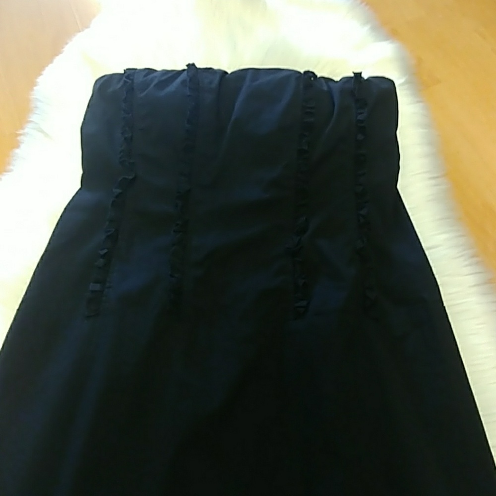 J Crew Ruffled Strapless Dress - Picture 2 of 6